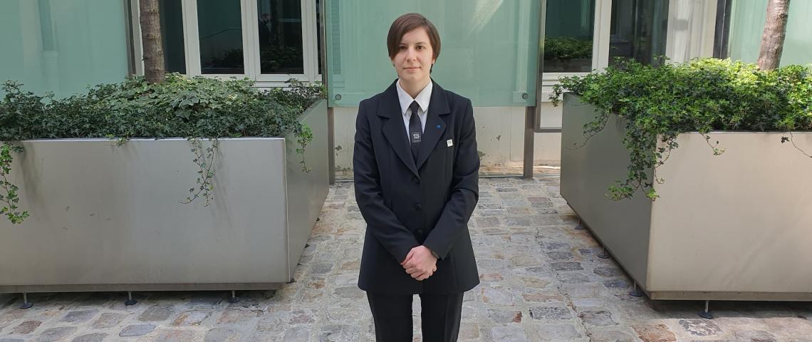 Portrait d’Alexandra, agent de sécurité Samsic