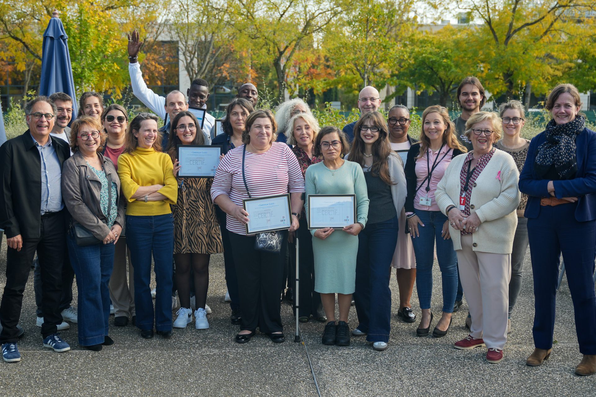 Remise de diplôme STOP ILLETRISME